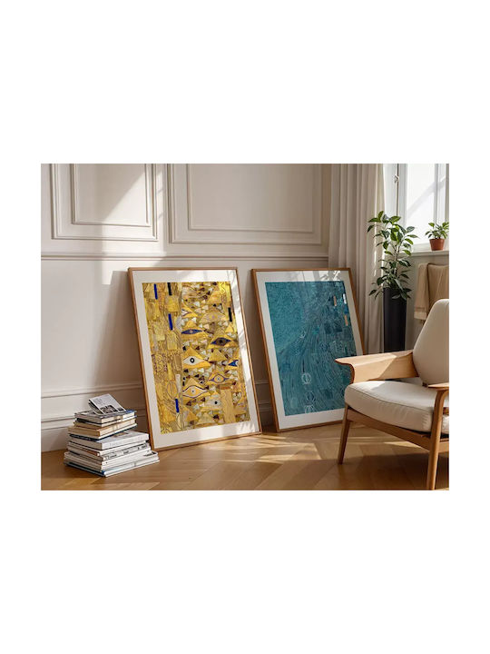 Poster Blau Details Von Gustav Klimt Kunst156 50cm X 70cm