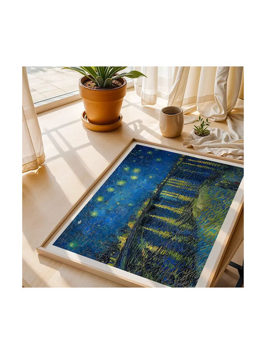 Poster Van Gogh Starry Night Over Rhone Art106 50cm X 70cm