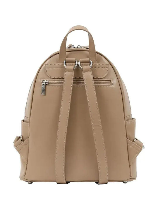 Damen Rucksack Beige