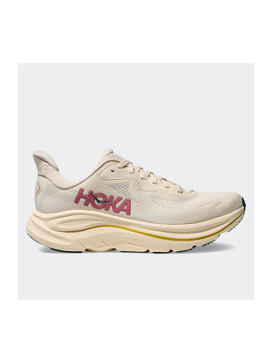 HOKA Clifton 10 Women's Running Beige