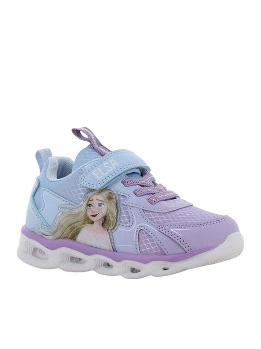 Frozen Kinder Sneaker Anatomisch mit Bügel- und Schleifenverschluss Lila