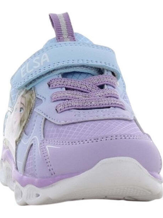 Frozen Kinder Sneaker Anatomisch mit Bügel- und Schleifenverschluss Lila