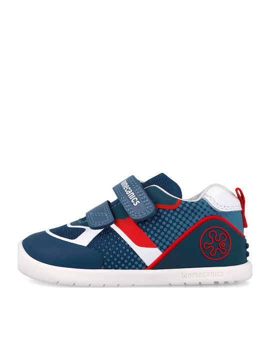 Παιδικά Sneakers Ανατομικά με Σκρατς Μπλε