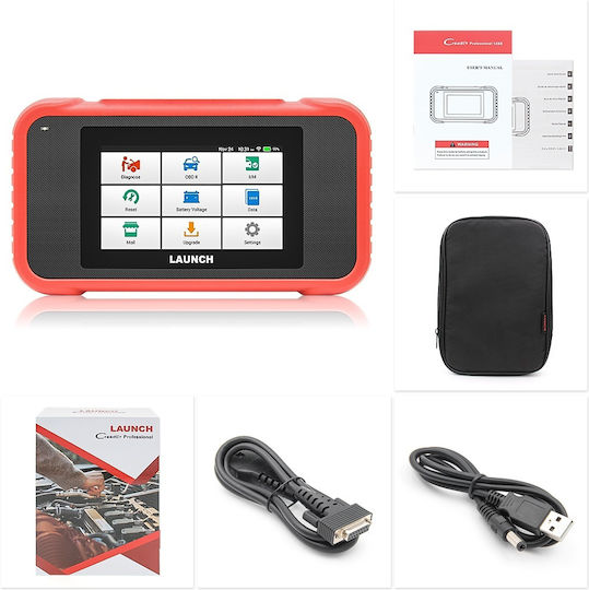 Launch Диагностичен Автомобилен OBD 2 с Кабел