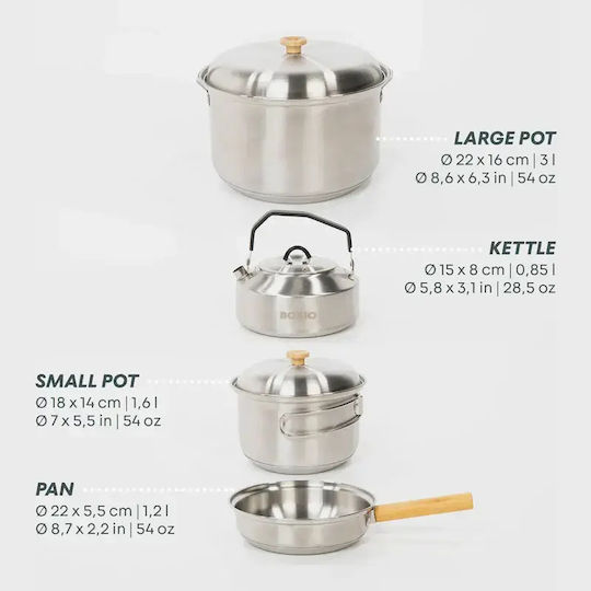 Boxio Cook Plus Pot for Camping