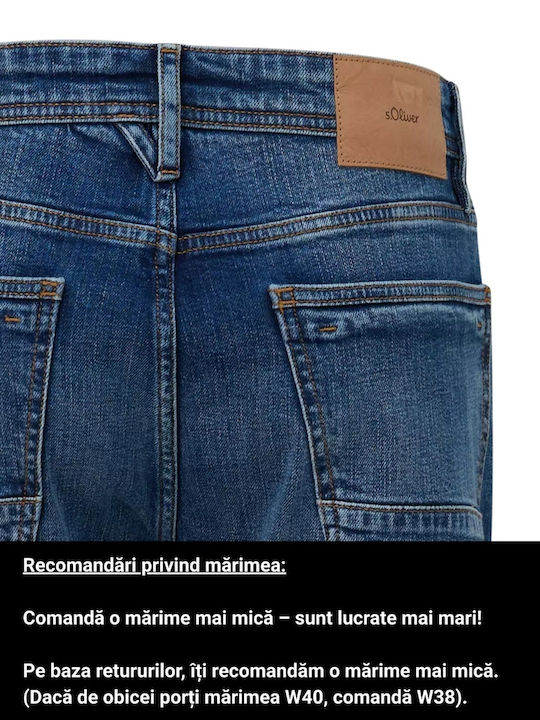 Casby Pantaloni De Blugi Pentru Bărbați Relaxed Straight Fit Albastru