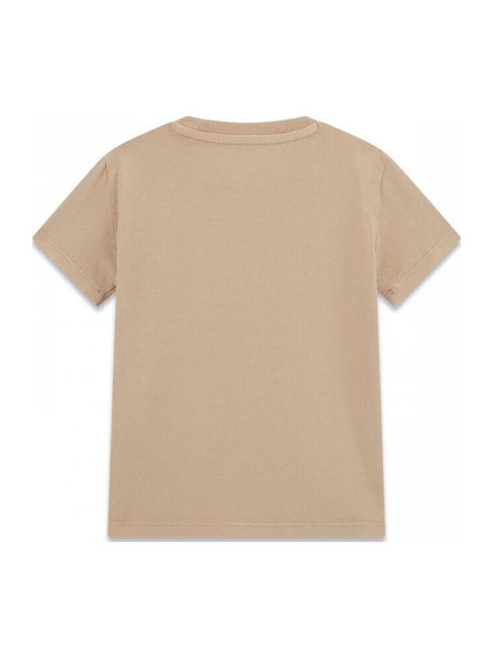 Kids Short-Sleeved Top Taupe