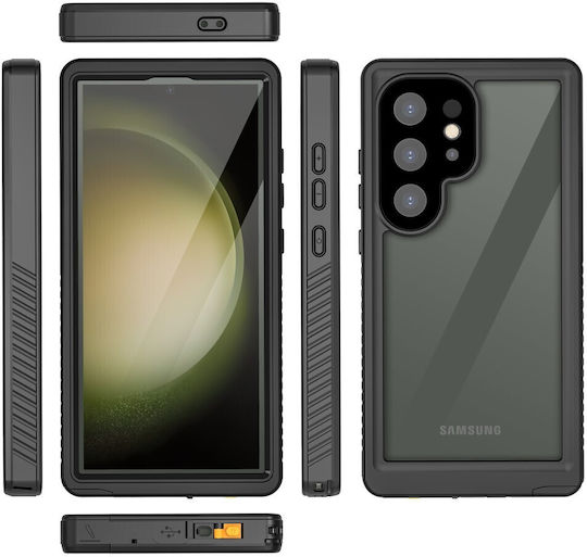 Redpepper Back Cover 2mm Rezistentă La Apă Negru Galaxy S24 Ultra