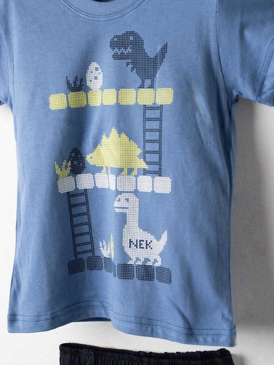 Kids Set with Shorts Summer 2 Pieces Dark Navy Blue