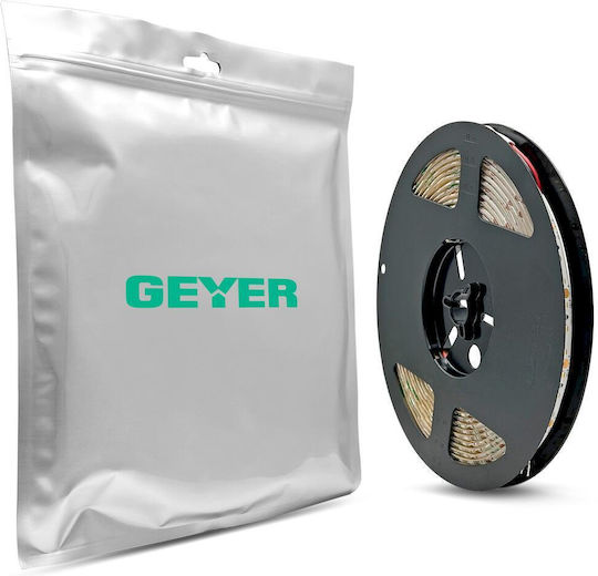 Geyer Αδιάβροχη Ταινία LED 12V Ψυχρό Λευκό Φως 5m