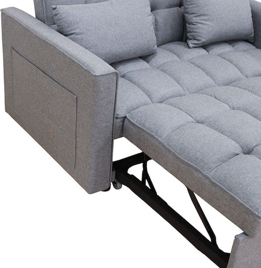 Wind Two-Seater Sofa Bed Grey 140x85x82cm