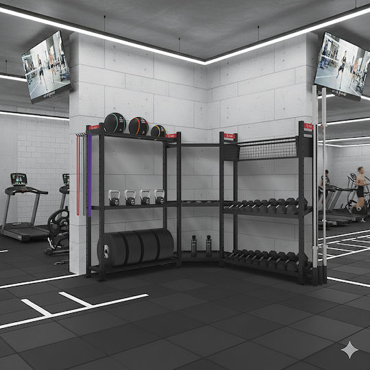 AMILA Arkon Kettlebell Tray Weight Stand for Kettlebells