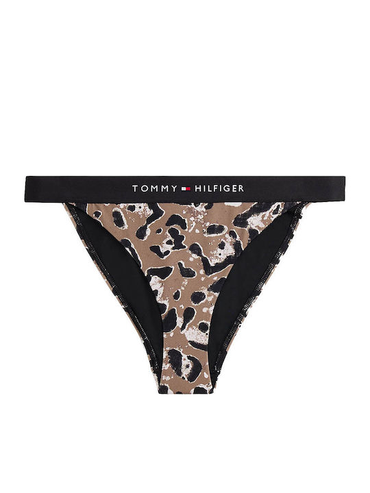 Bikinihosen Slip Braun