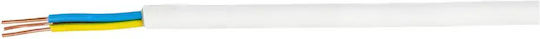 Καλωδιο Ευκαμπτο Nymhy H05vv-f Pvc 3x1 5mm2 Λευκο