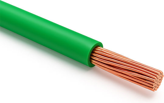 Electrical Cable Nyaf H07v-k 1x1.5mm² Green Roll Top Coil 100m