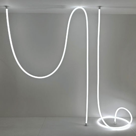 Keiso White Flexible Round Tube Pendant Mount Base Led Vk Ø25mm Vk 24 2835w Cp W 78001-701115