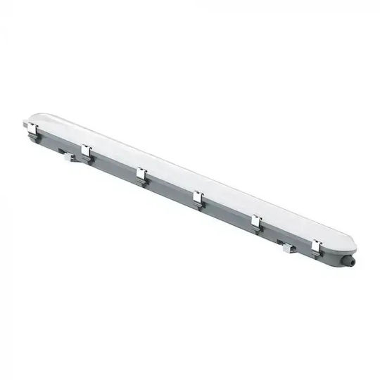 Led Αδιάβροχο Ip65 Φωτιστικό Τύπου Φθορίου 36w V-tac 120cm Ανιχνευτή Κίνησης 4320lm 6500k – 24016