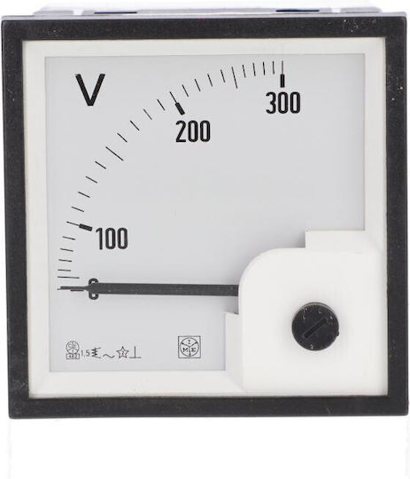 Spannungsmesser Elektrische Messgeräte 72x72 0-300V Sf-72 Sfm 72x72 0-300V Analog Elektrischer Messgeräte Anzeigetyp Monofasisch 72X72