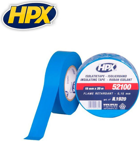 HPX Insulation Tape 19mm x 20m 52100 Blue Blue