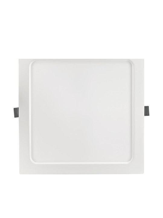 Geyer Τετράγωνο Χωνευτό LED Panel 24W με Ψυχρό Λευκό Φως 6500K 22.4x22.4εκ.