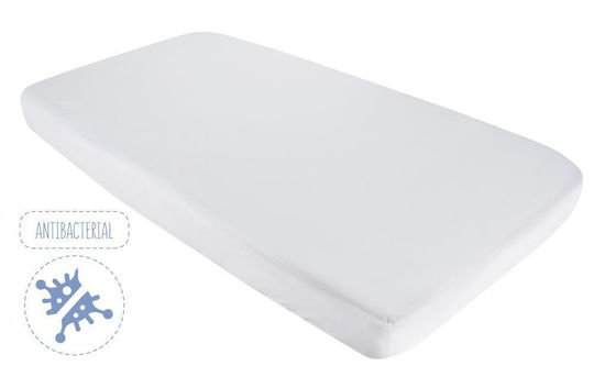 Kikka Boo Protecție Impermeabilă Antibacteriană Pentru Saltea Bebe Pentru Pătuț cu Bandă 120x60cm