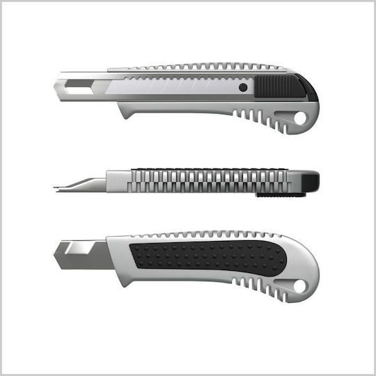 ErichKrause Folding Knife Security with Blade Width 18mm Gray