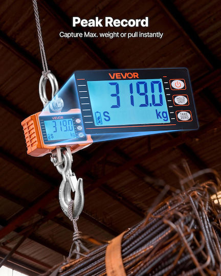 Vevor Commercial Scale with Weighing Capacity 1995.81kg and Accuracy 500g