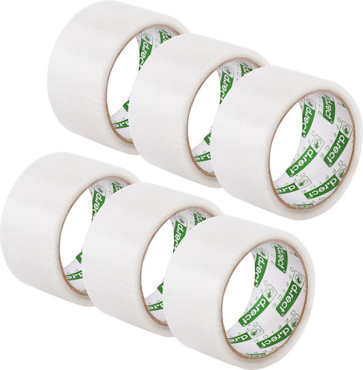 D.rect Film de Ambalare 48mm x 50m Transparent 6buc