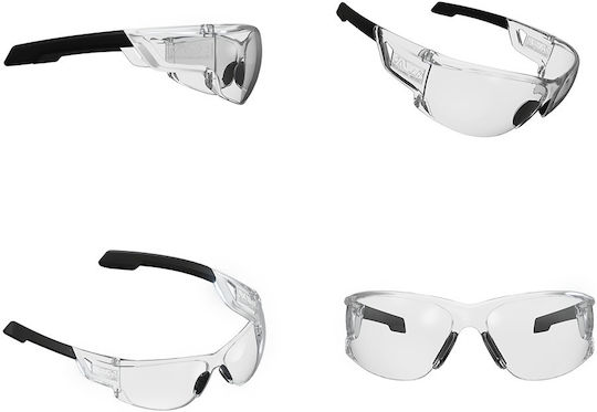 Mechanix Wear Safety Glasses for Protection with Transparent Lenses