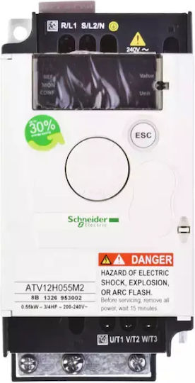 Schneider Electric Altivar ATV12 Ρυθμιστής Στροφών 0.55kW ATV12H055M2