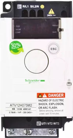 Schneider Electric ATV12 Ρυθμιστής Στροφών 0.75kW ATV12H075M2