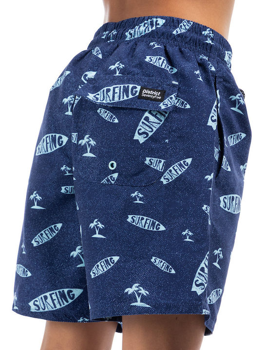 District75 Kids Swimwear Swim Shorts Blue