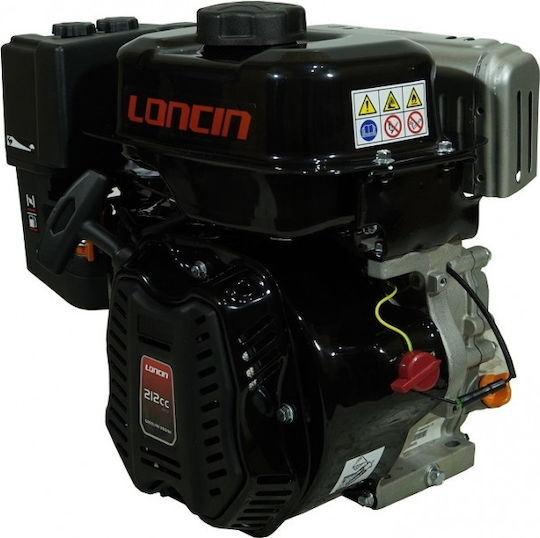 Loncin Motor Pe Benzină 212cc 7hp Axă Orizontală Capacitate Rezervorului 3lt