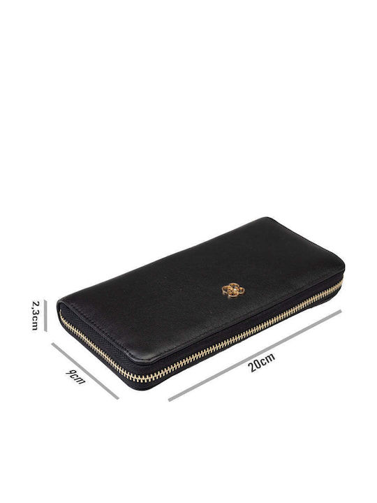 Leather Women's Wallet Black