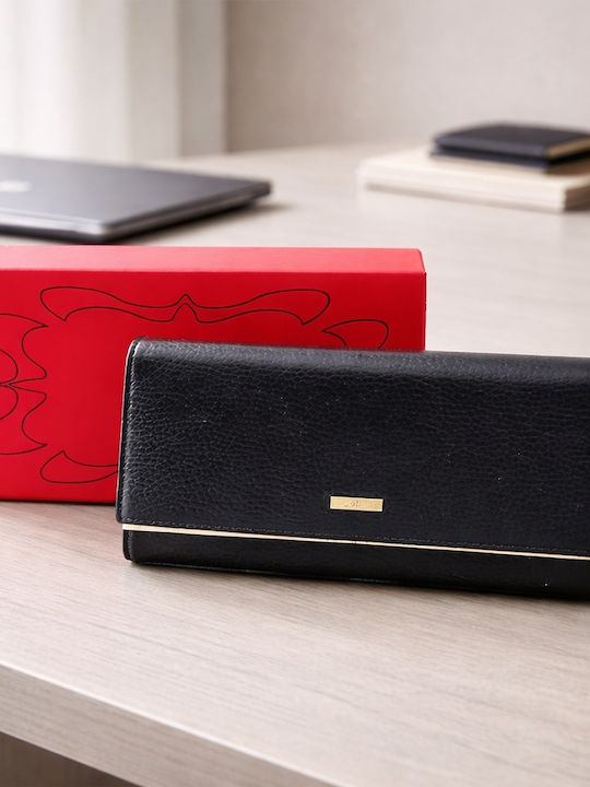 Leather Women's Wallet Black