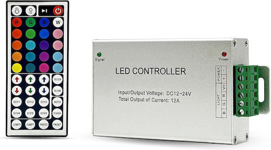 Geyer Ασύρματο RGB Controller με Τηλεχειριστήριο L44KRF12144