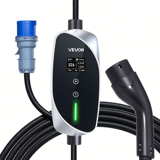 Vevor Portable Single Phase Charging Station 7.4kW with Built-in Type 2 Cable OGBXCDQPM76KD7HJH001V2