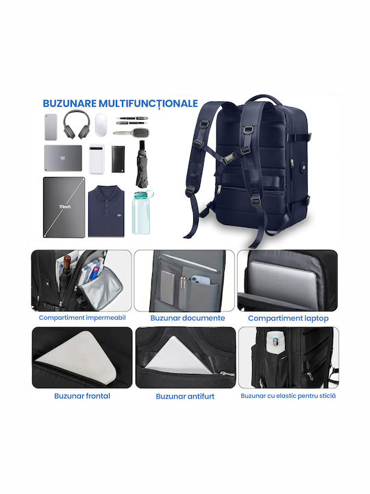 Quasar Backpack Αδιάβροχο 23lt Navy Μπλε