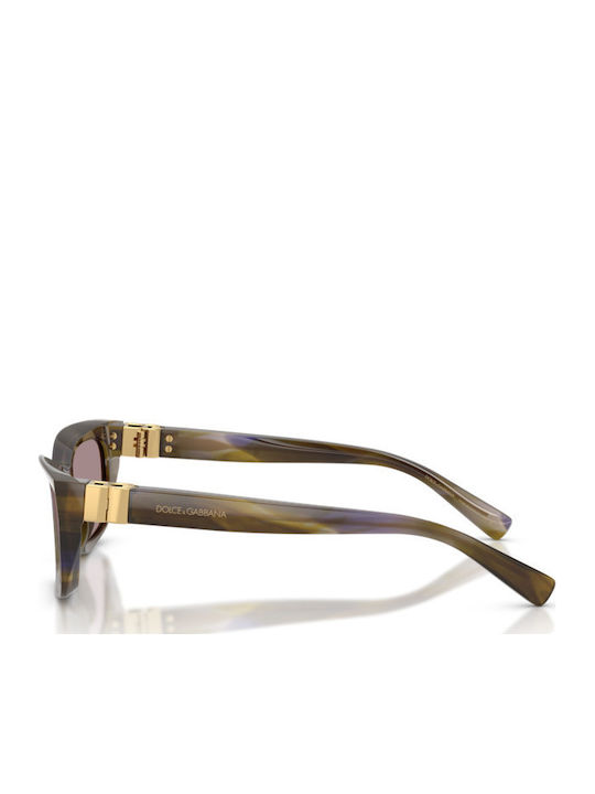 Dolce & Gabbana Ochelari De Soare Verzi Cu Cadrul