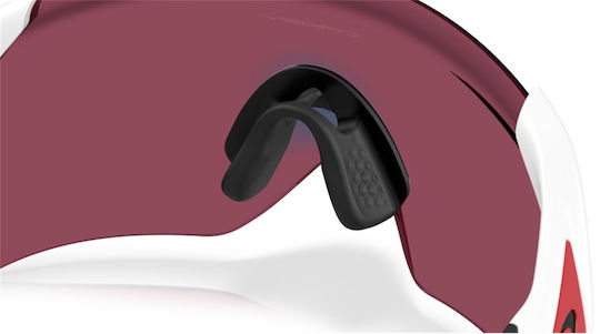 Oakley Γυαλιά Ποδηλασίας Prizm με Λευκό Σκελετό και Χρωματιστούς Φακούς
