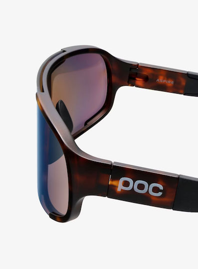 Poc Ochelari de Ciclism cu Ramă Maro și Lentile Colorate