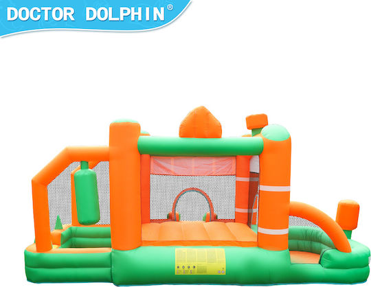 Fun Baby Inflatable Bouncer with Trampoline and Slide for 4-6 Years