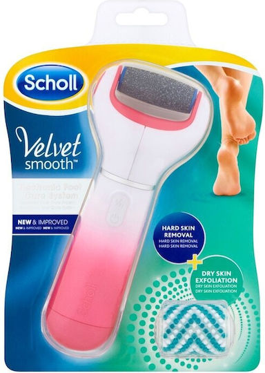 Scholl Velvet Smooth Express Pedi Electronic File Diamond Particles Pink