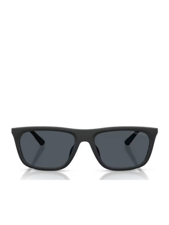 Emporio Armani Unisex Γυαλιά Ηλίου με Μαύρο Σκελετό και Γκρι Φακό EA4272U 637387