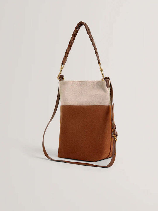 Sorien Gestrickte Damenhandtasche Schulter Crossbody Tabac Braun