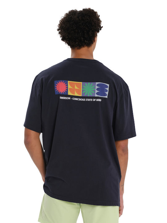 T-shirt Navy Μπλε