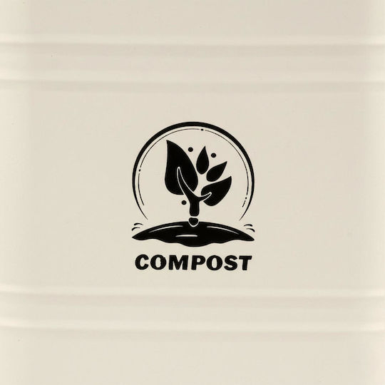 10051220_550 Metallic Closed Type Composting Bin 3.5lt