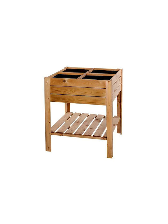 Woodware Ζαρντινιέρα Ξύλινη Καφέ 80x80x88εκ.