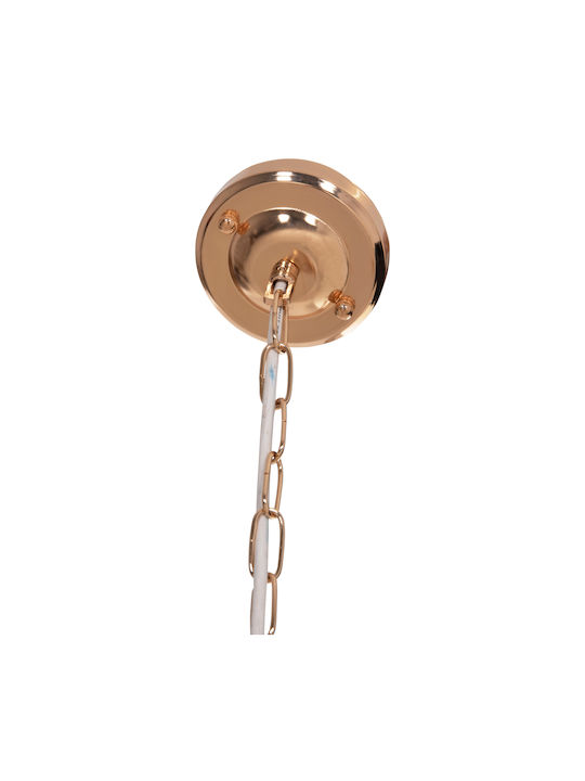 HomeMarkt White Hanging Ceiling Light with E27 Socket 44.5x38.5x29cm