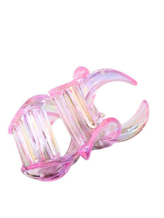Kids Hair Clasp Flower In Pink Colour